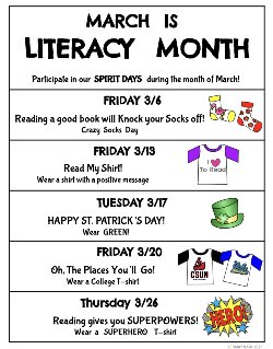 Literacy Month 2026 Flyer